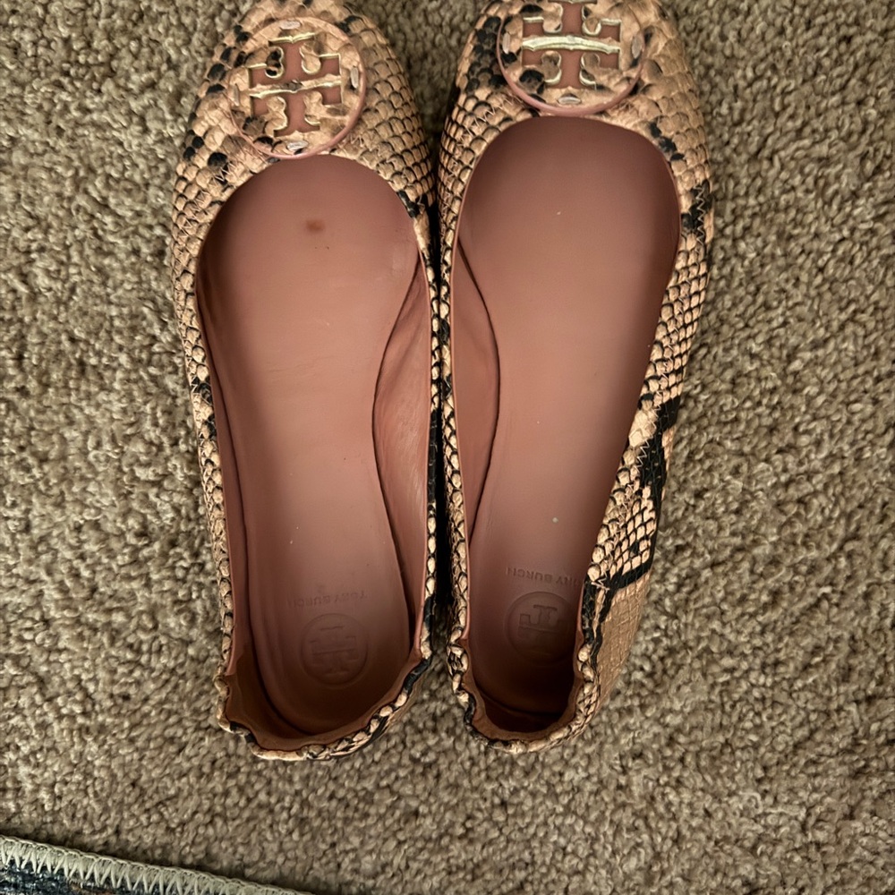 Tory Burch Tan Ballet Flats